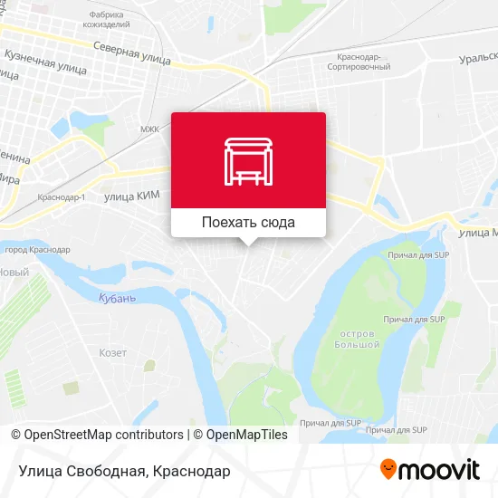 Карта Улица Свободная