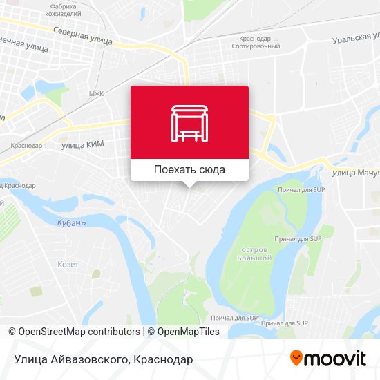 Карта Улица Айвазовского