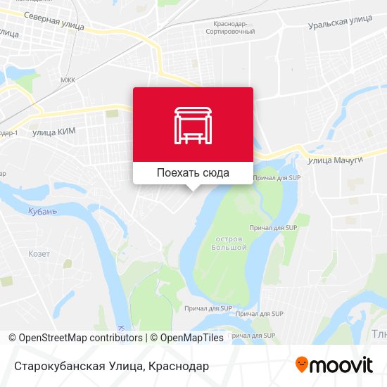 Карта Старокубанская Улица