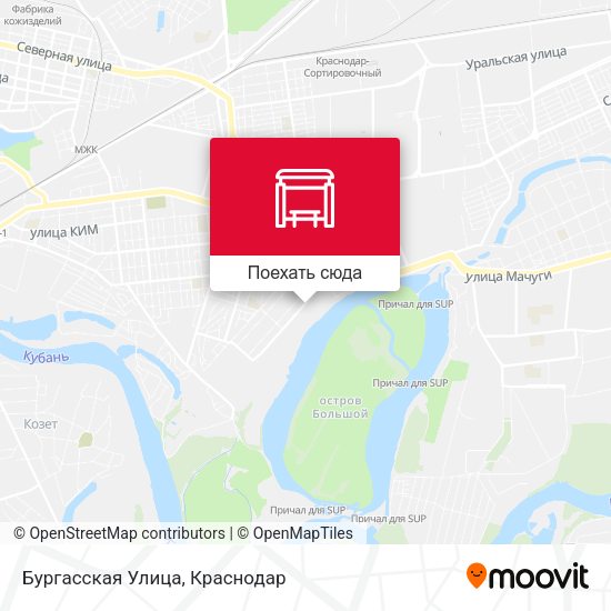 Карта Бургасская Улица