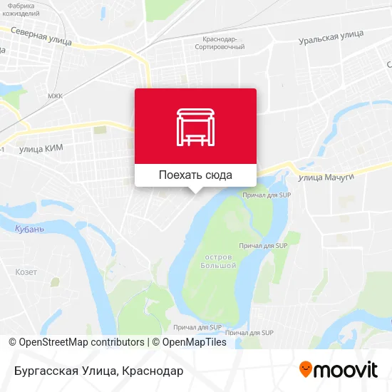 Карта Бургасская Улица