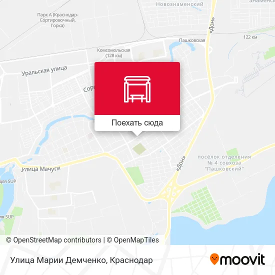 Карта Улица Марии Демченко