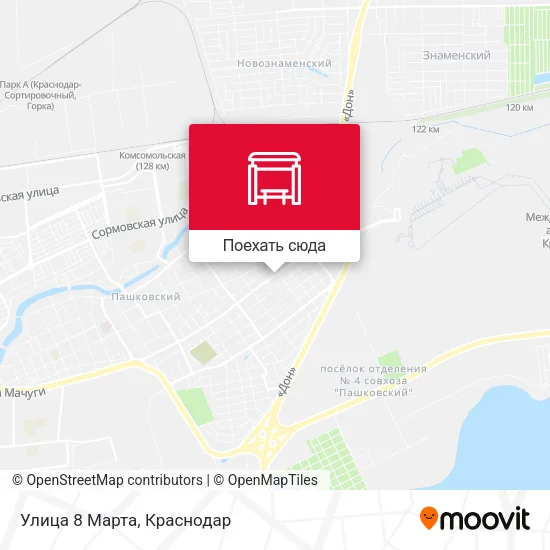 Карта Улица 8 Марта