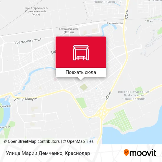Карта Улица Марии Демченко