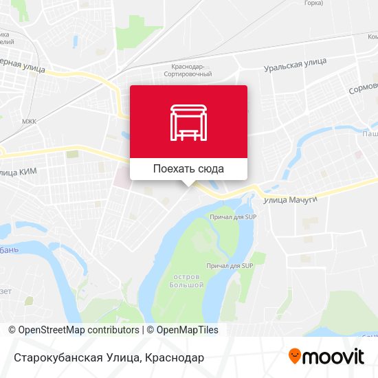 Карта Старокубанская Улица