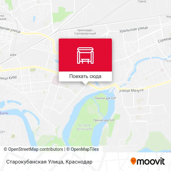 Карта Старокубанская Улица