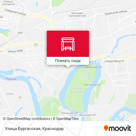 Карта Улица Бургасская