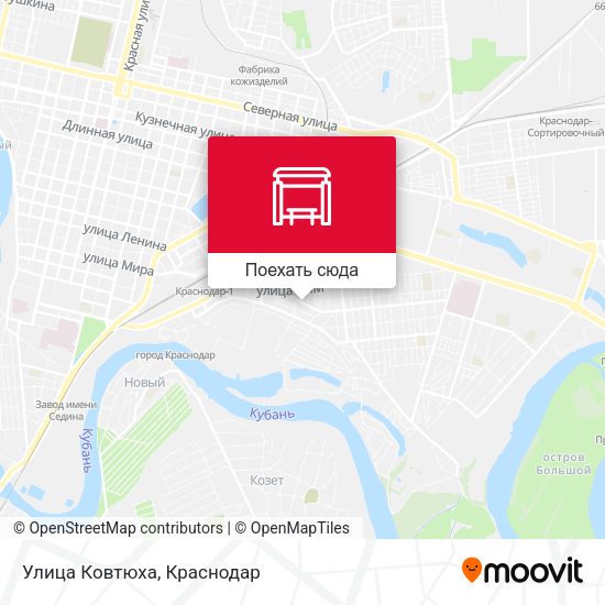 Карта Улица Ковтюха