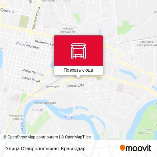 Карта Улица Ставропольская