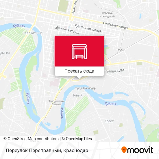 Карта Переулок Переправный