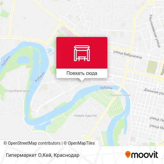 Карта Гипермаркет О,Кей