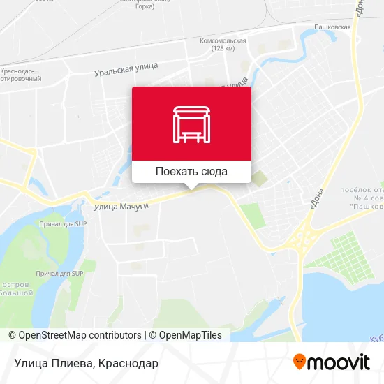 Карта Улица Плиева