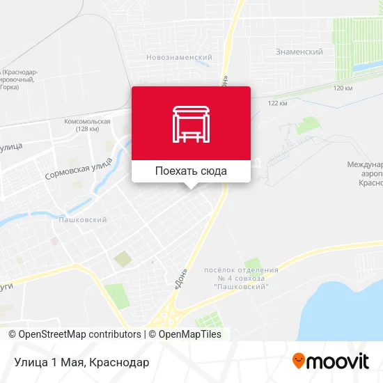 Карта Улица 1 Мая