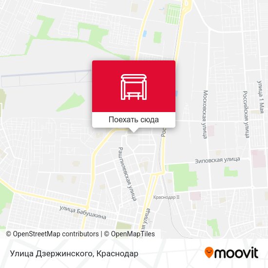 Карта Улица Дзержинского