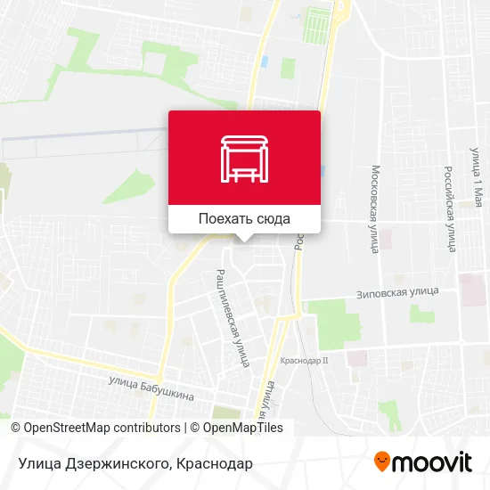 Карта Улица Дзержинского