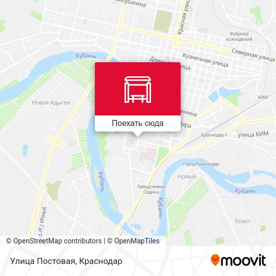 Карта Улица Постовая