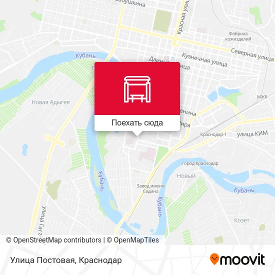 Карта Улица Постовая