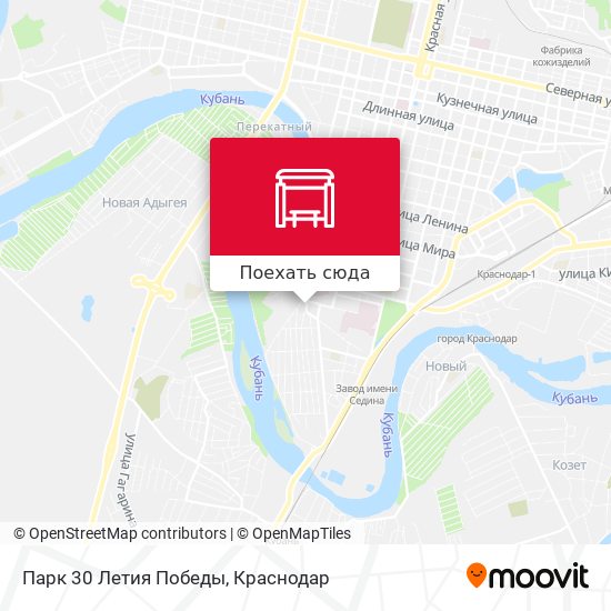 Карта Парк 30 Летия Победы