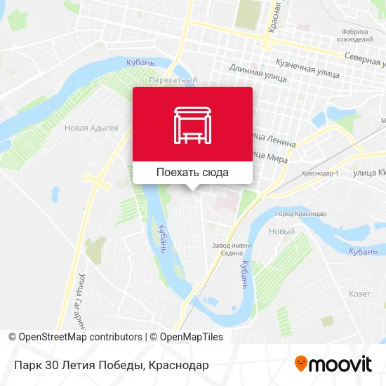 Карта Парк 30 Летия Победы