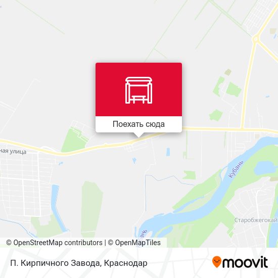 Карта П. Кирпичного Завода