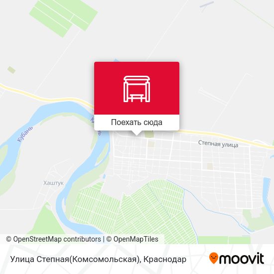 Карта Улица Степная(Комсомольская)