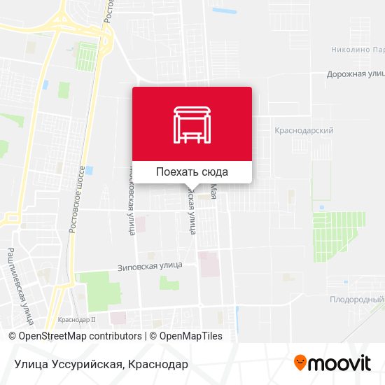 Карта Улица Уссурийская