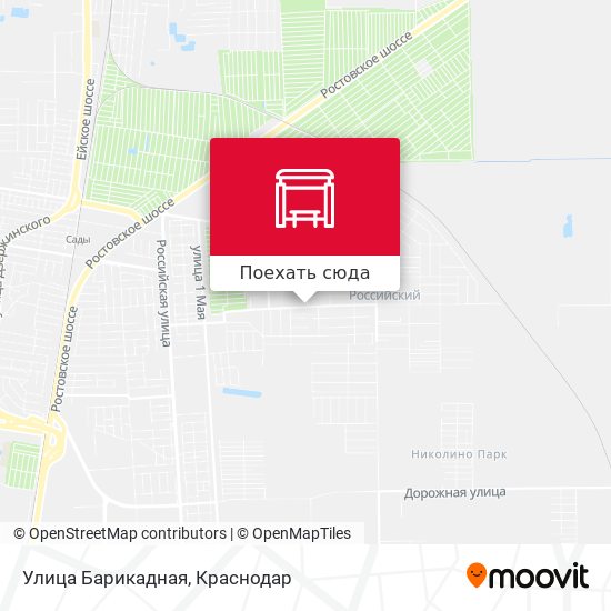 Карта Улица Барикадная