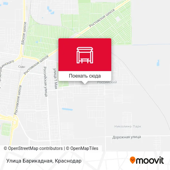 Карта Улица Барикадная