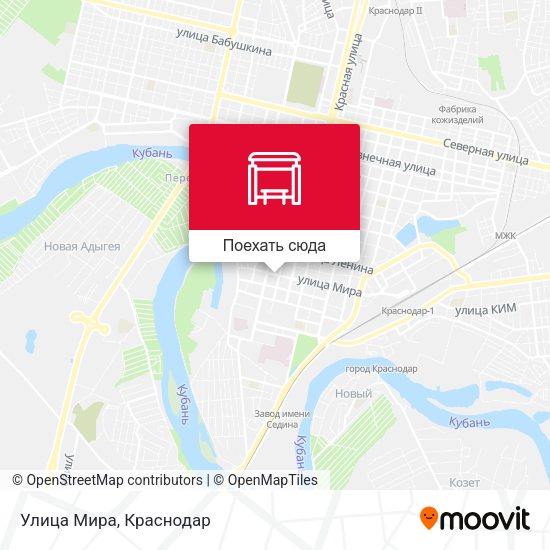 Карта Улица Мира