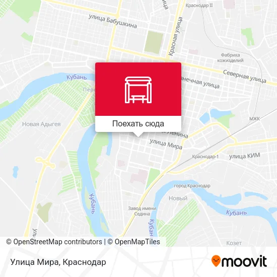 Карта Улица Мира