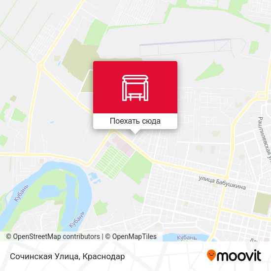 Карта Сочинская Улица