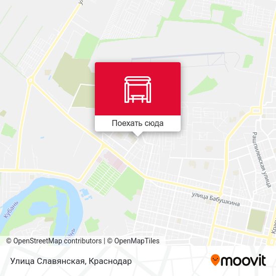 Карта Улица Славянская