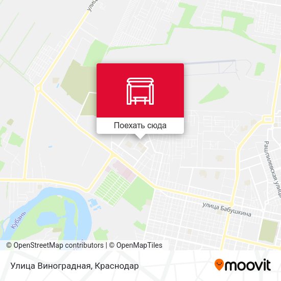 Карта Улица Виноградная
