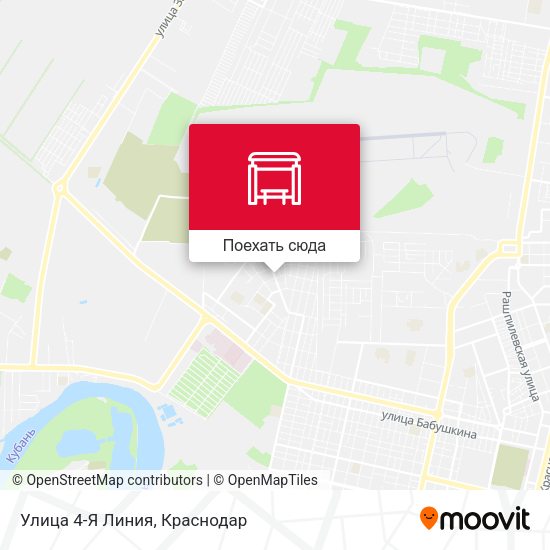 Карта Улица 4-Я Линия