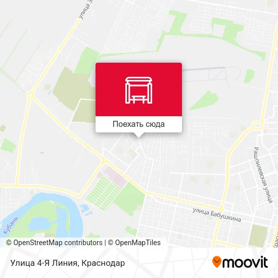 Карта Улица 4-Я Линия