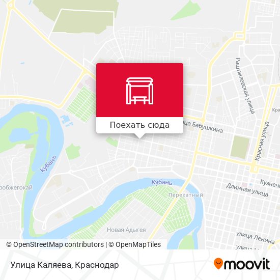 Карта Улица Каляева