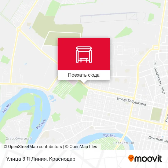 Карта Улица 3 Я Линия