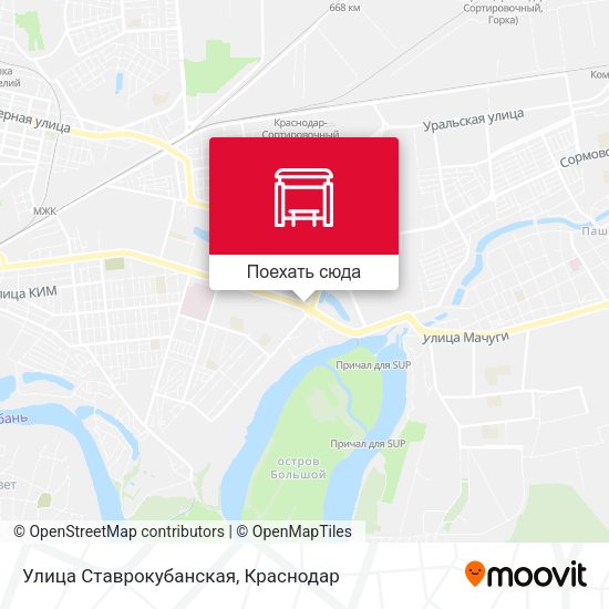Карта Улица Ставрокубанская
