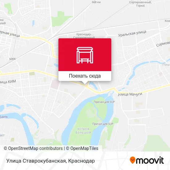 Карта Улица Ставрокубанская