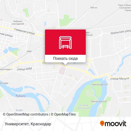 Карта Университет