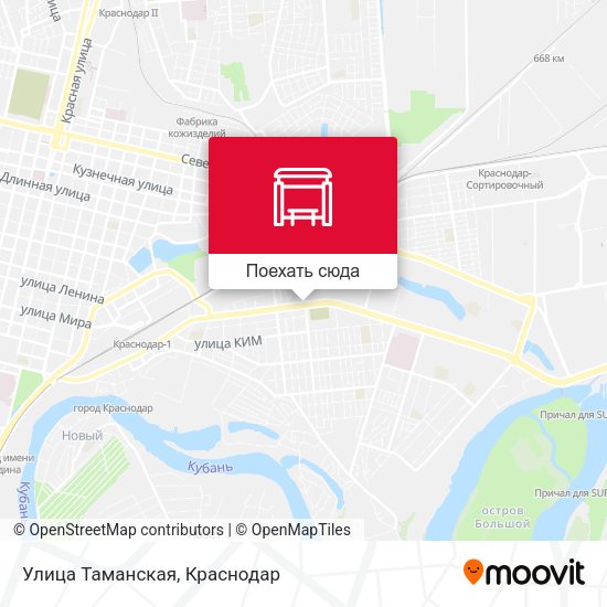 Карта Улица Таманская