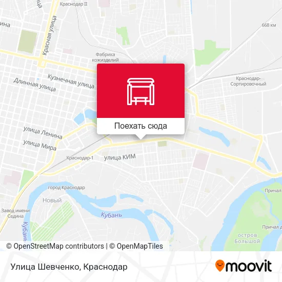 Карта Улица Шевченко