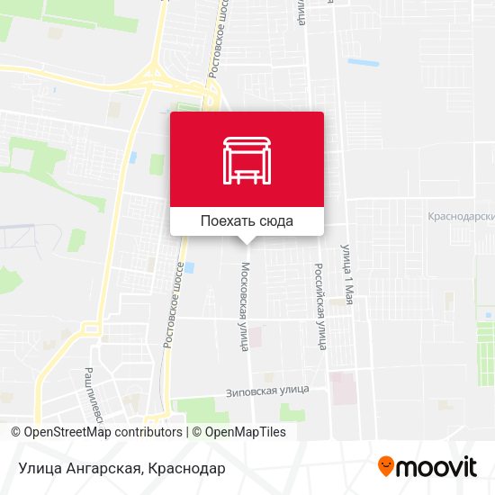 Карта Улица Ангарская