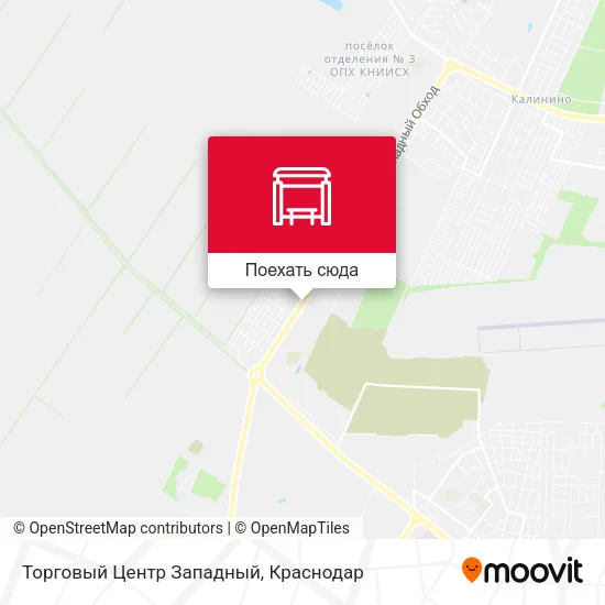 Карта Торговый Центр Западный