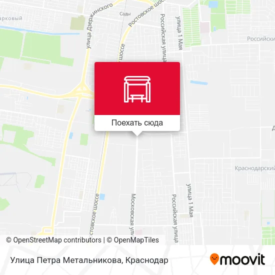Карта Улица Петра Метальникова