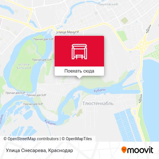 Карта Улица Снесарева