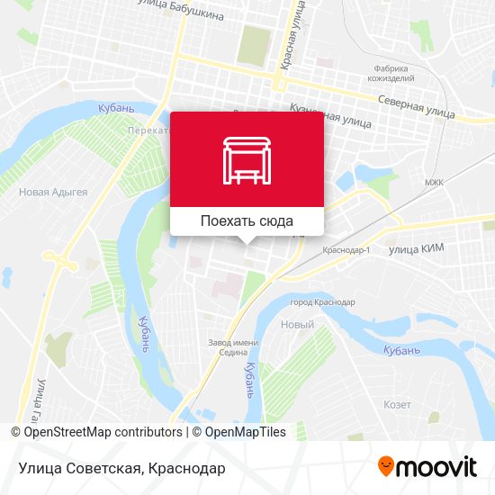 Карта Улица Советская