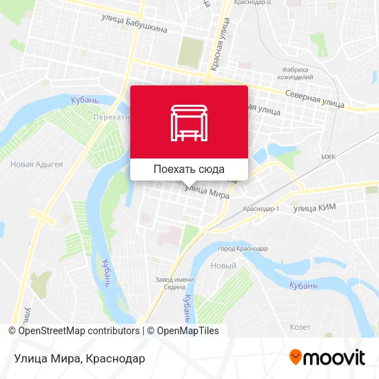 Карта Улица Мира