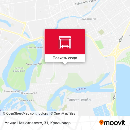 Карта Улица Невкипелого, 31