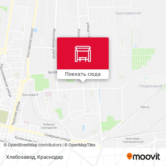 Карта Хлебозавод